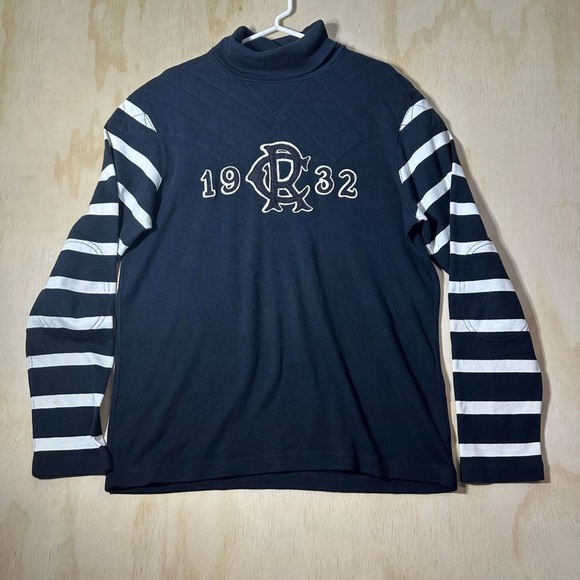 Polo Ralph Lauren Embroidered Dangara Neck Pola Knit Sweater - Picture 1 of 11